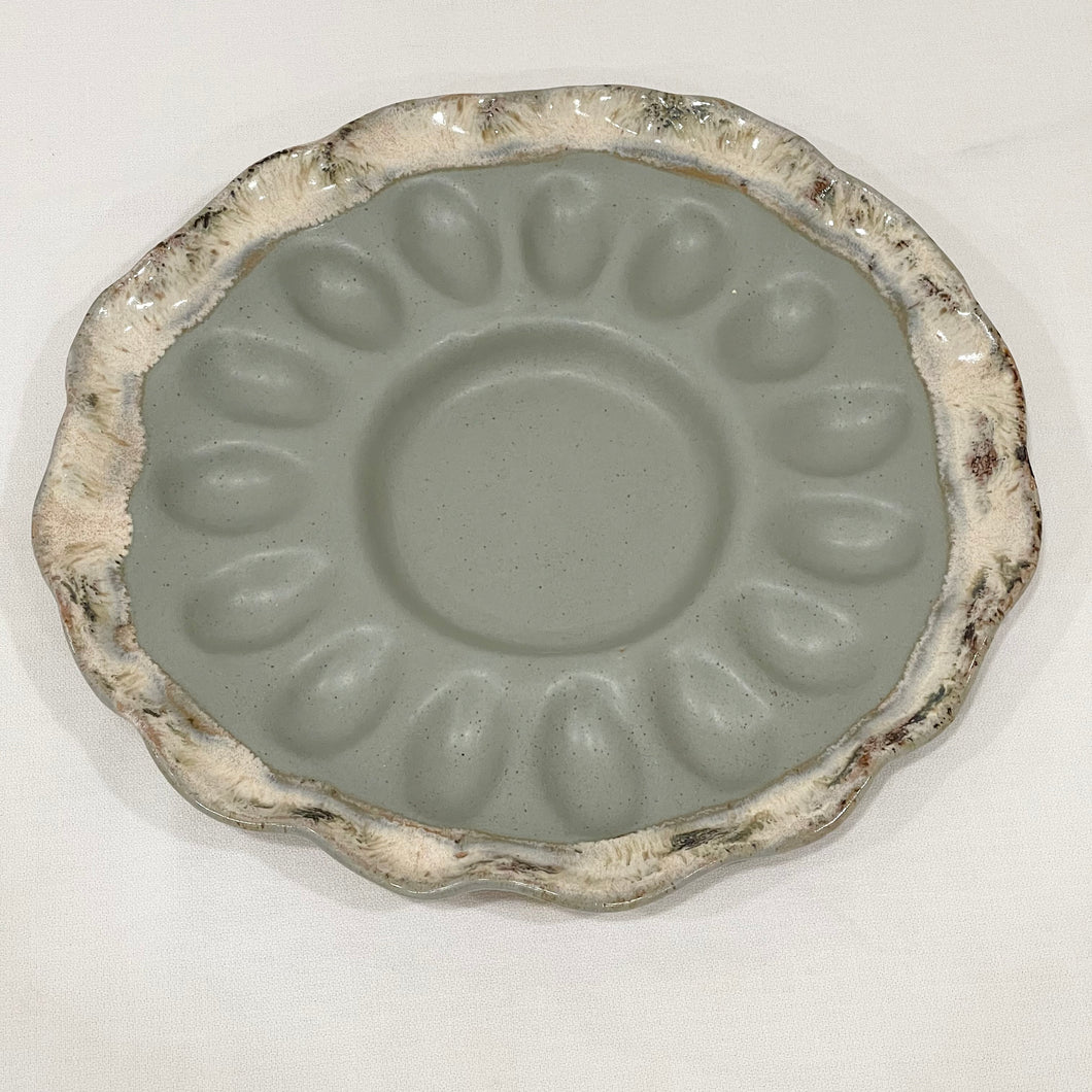 Handcrafted Egg Platter