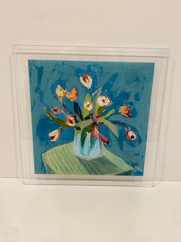 Lauren Dunn Acrylic Wildflower Stand Off