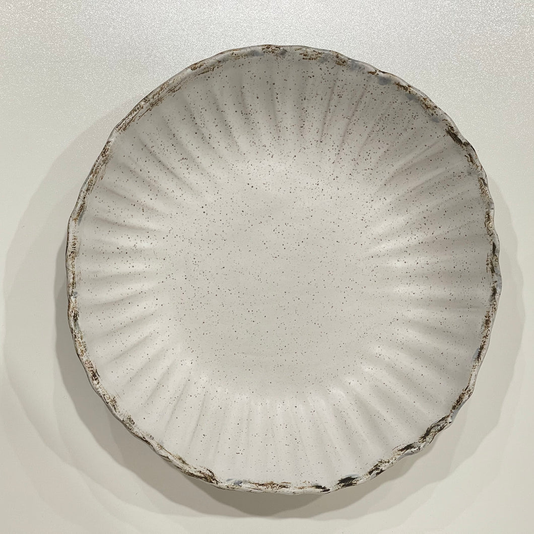Crimped Serving Bowl
