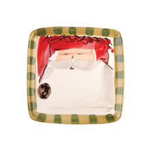 Load image into Gallery viewer, Old St. Nick Square Salad Plate