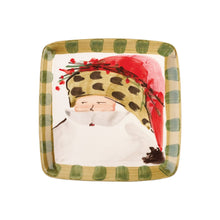 Load image into Gallery viewer, Old St. Nick Square Salad Plate