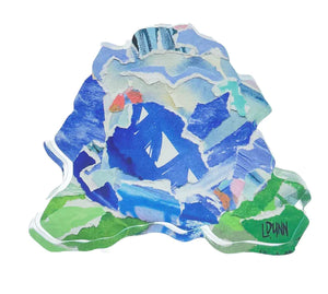 Lauren Dunn Floral Acrylic Blocks