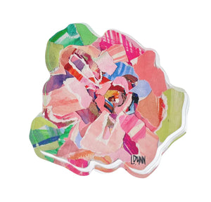 Lauren Dunn Floral Acrylic Blocks