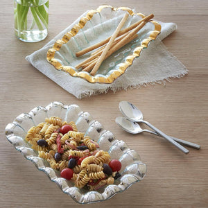 Ruffle Rectangular Bowl G229 P229