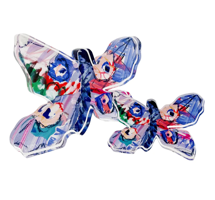 Lauren Dunn Butterfly Acrylic Blocks
