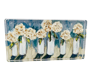 Lauren Dunn Floral Acrylic Blocks