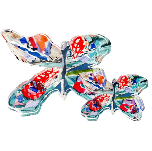 Lauren Dunn Butterfly Acrylic Blocks