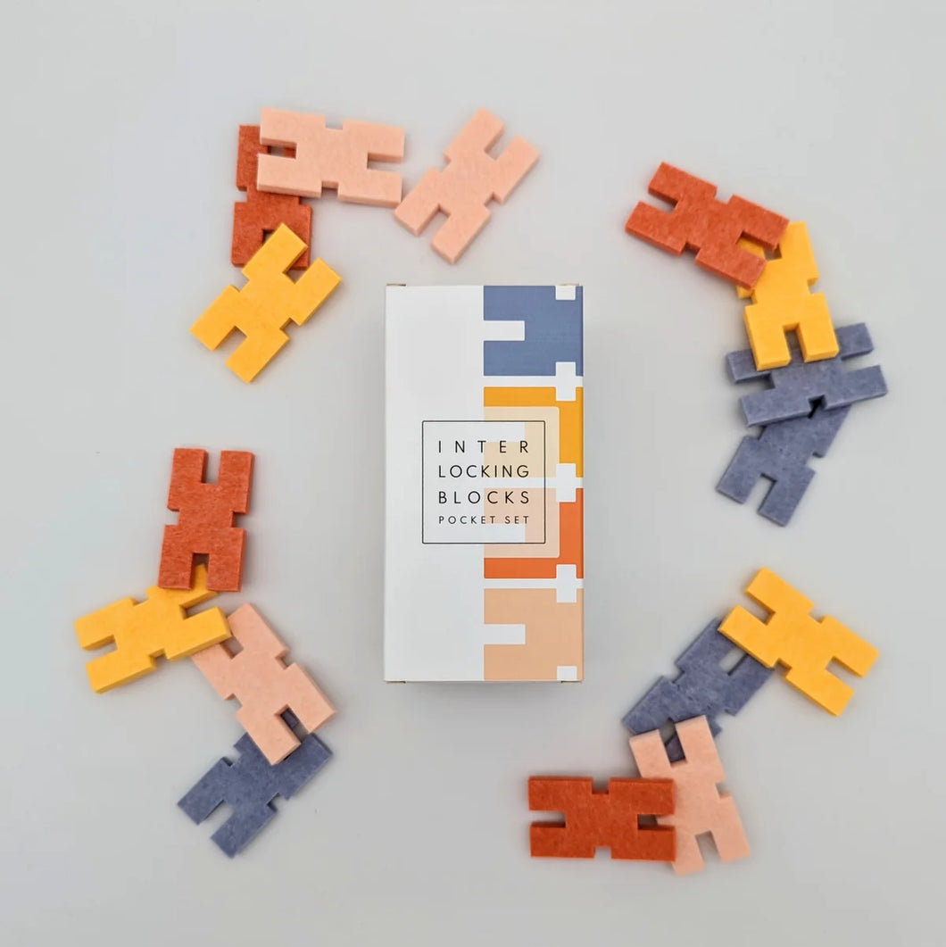 Interlocking Blocks- Pocket Set – The Square Cupboard